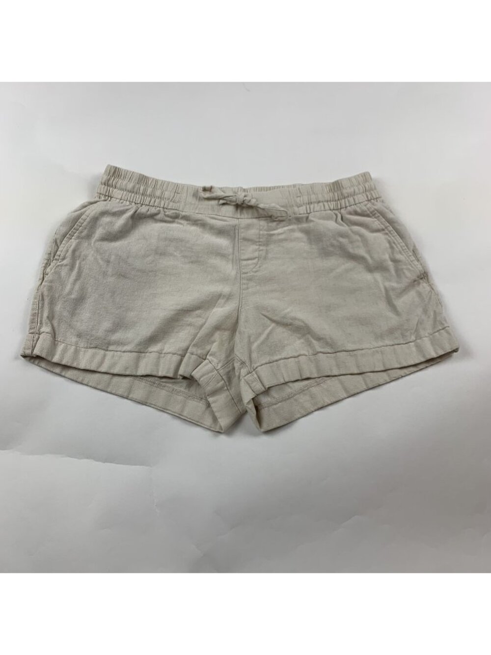 Old Navy Feather Linen Blend Pull On Shorts M